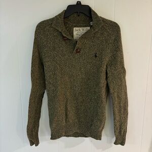 Jack Wills Men's Olive Sweater